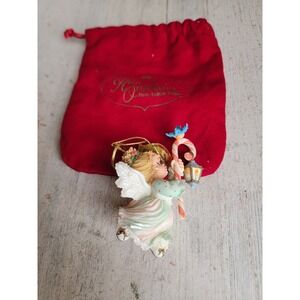 Heirloom ornament holly days angel mini vintage candy cane Xmas unique